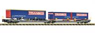 Doppeltaschenwagen T3000e Hupac+Transco