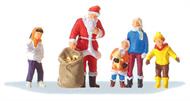 Weihnachtsmann mit Kindern