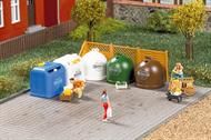 Recycling-Container mit Zube
